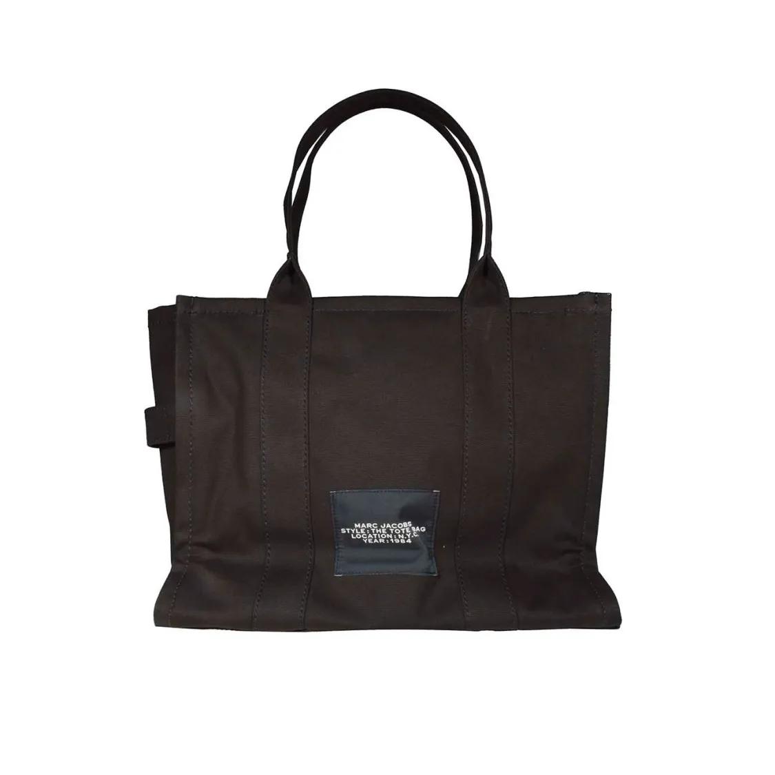 Marc Jacobs Totes & shoppers Large Black Canvas Tote Bag in zwart