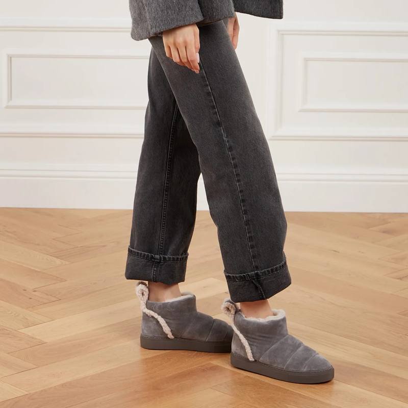 INUIKII Winterboots Shearling Slipin Grey(Image 2)