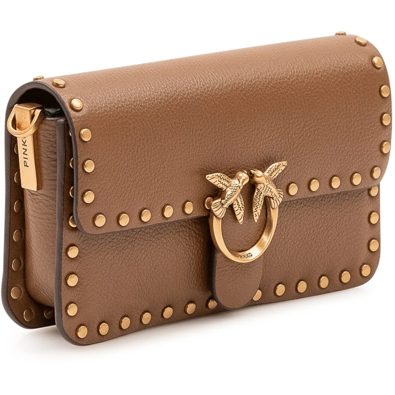 Pinko Schultertasche Love One Slouchy Baby Borsa a Spalla beige(Image 3)