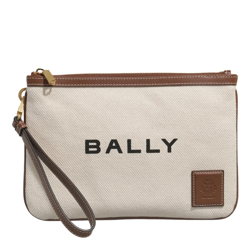 Bally Pochette Akelei Pouch Natural/Cuero+Oro