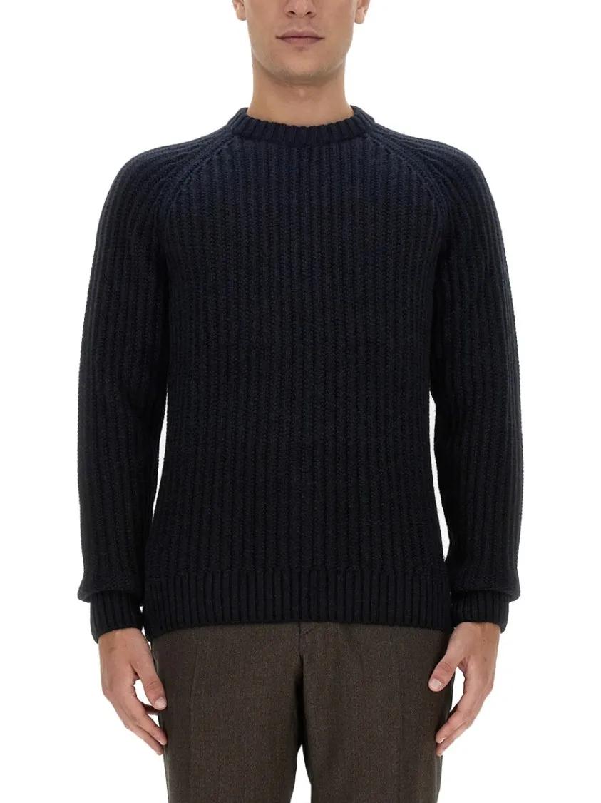 Thumbnail - Brioni - Textured Ribbed Cashmere And Virgin Wool Sweater - Größe 50 - schwarz