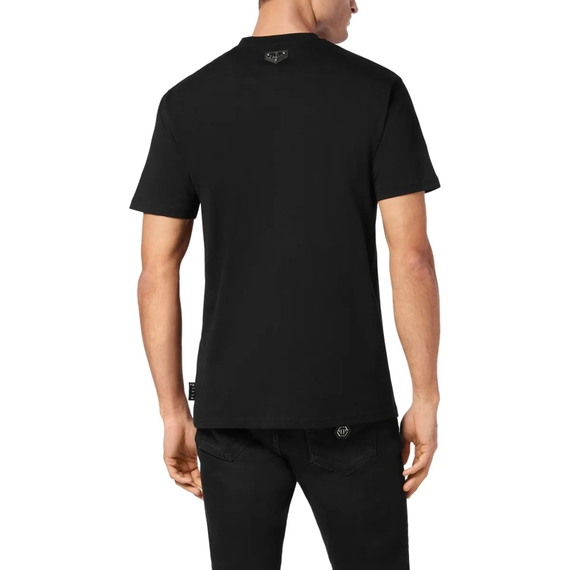 Philipp Plein T-Shirt T-Shirt Rundhalsausschnitt Ss Chrome schwarz(Image 2)