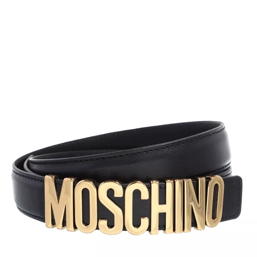 Moschino Belt  Black Thin Belt