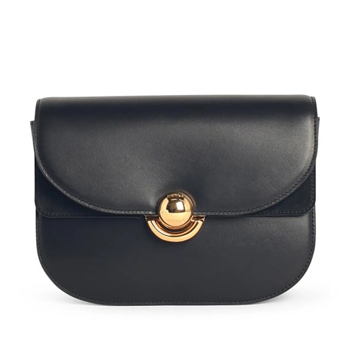 Furla Schultertasche 'Sfera' Black Leather Crossbody Bag Black