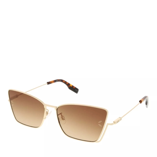 McQ MQ0350S-002 58 Woman Metal Gold-Brown Sonnenbrille