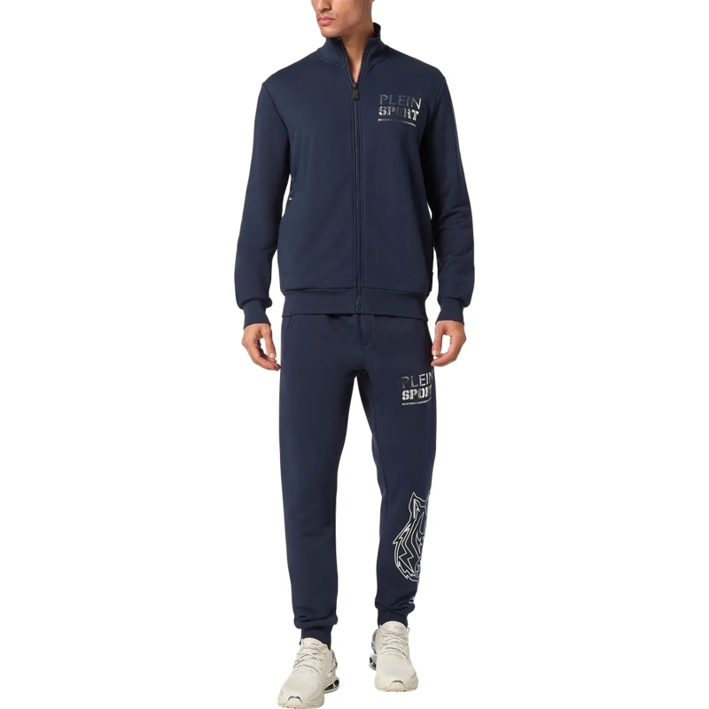 Plein Sport Daunenjacke Sweatjacke Tiger dunkel-blau(Image 4)