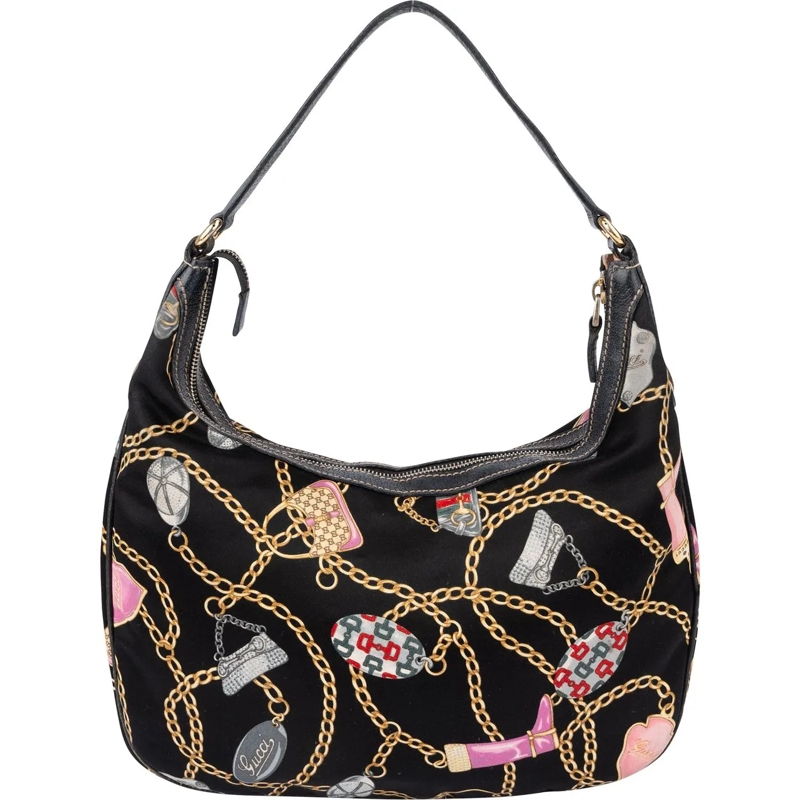 Gucci Schultertasche Gucci Limited Charmy Monogram Shoulder Bag schwarz