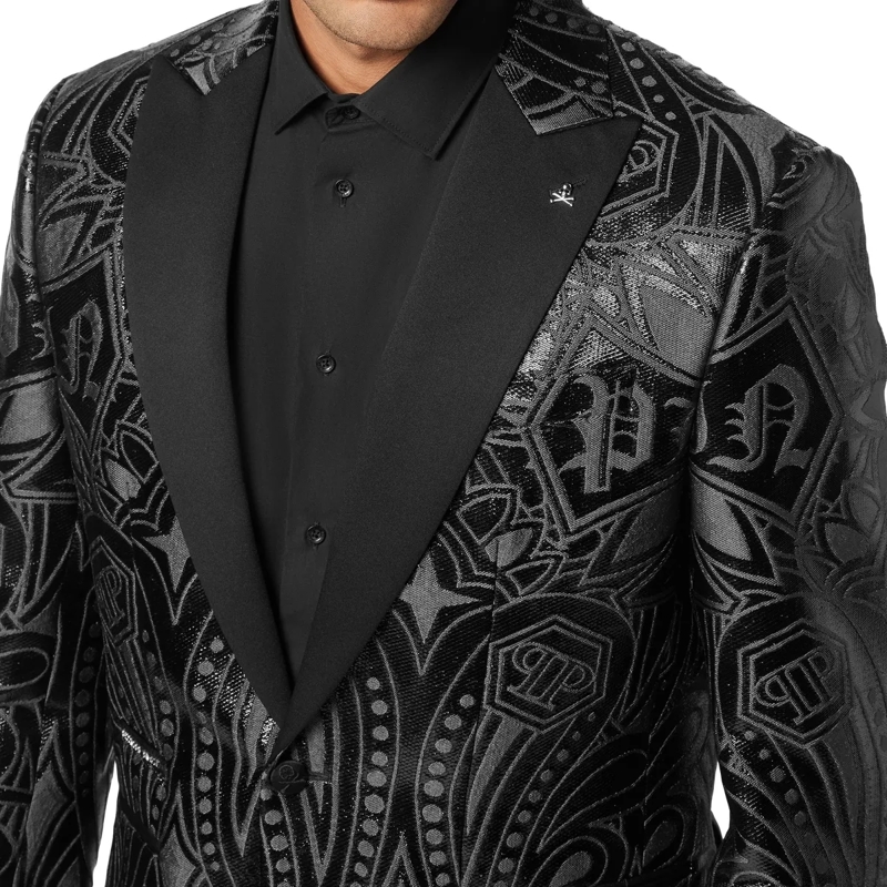 Philipp Plein Blazer Blazer Lord Fit Gothic Plein schwarz(Image 5)