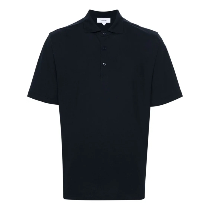 Lardini Navy Blue Polo Shirt Blue Polohemd
