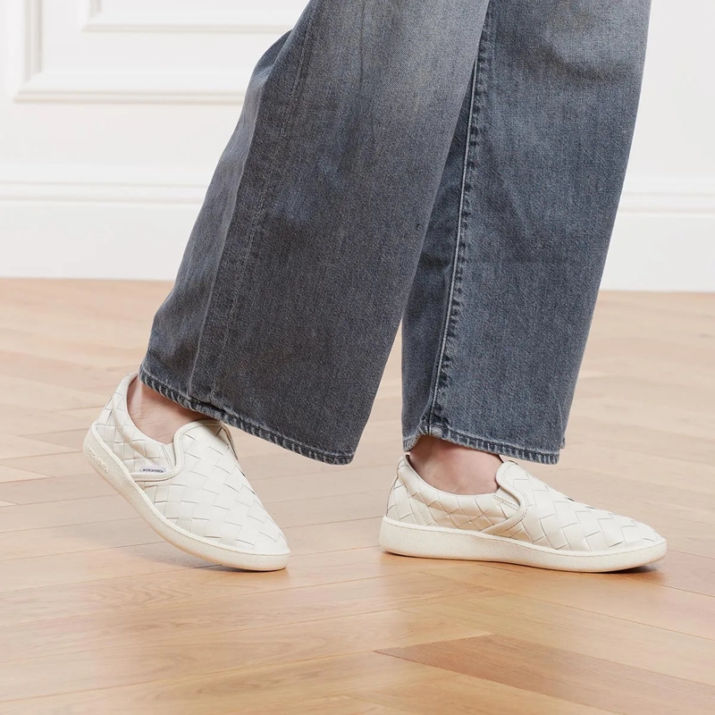 Bottega Veneta Slip-On-Sneaker Sneaker Leather Prov Victory White(Image 2)