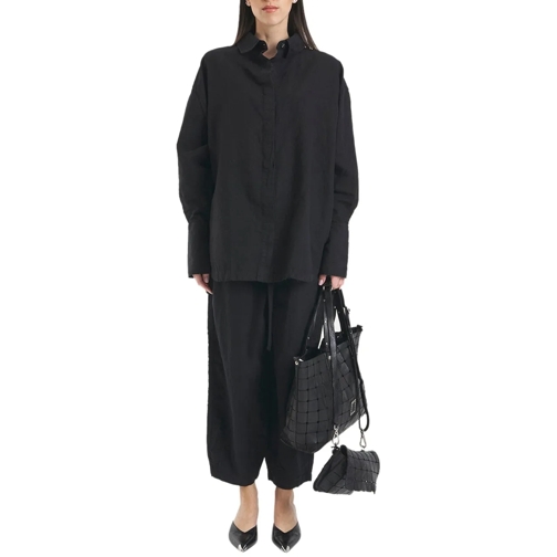 Thom Krom Chemisiers Linen blend oversize shirt schwarz (Image 2)