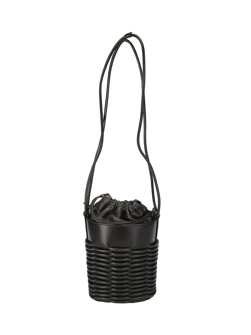 Hereu Bucket bags Woven Design Bucket Bag in bruin