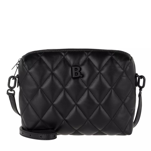 Balenciaga Quilted B Line Camera Bag Black Crossbody Bag