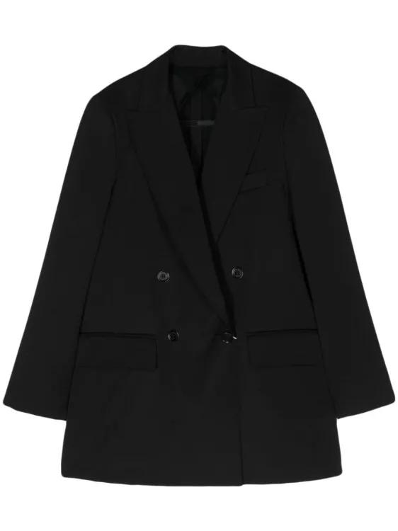 Max Mara - Double-Breasted Jacket - Größe 36 - black