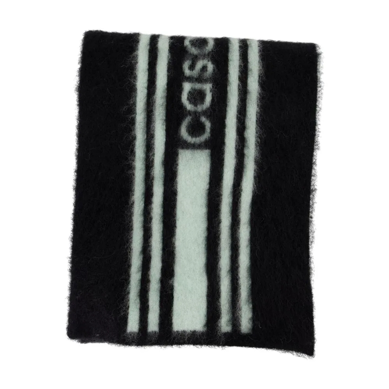 Casablanca Écharpe légère Mohair Scarf - Wool - Black Black