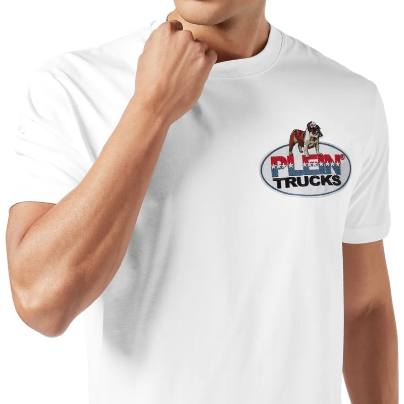 Philipp Plein T-Shirt T-Shirt Rundhalsausschnitt Ss Bulldog weiss(Image 5)