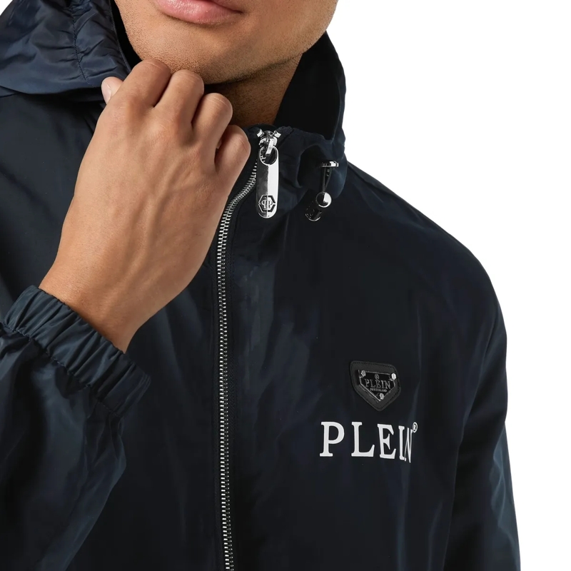 Philipp Plein Daunenjacke Windbreaker dunkel-blau(Image 5)
