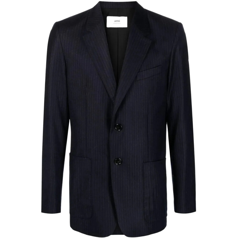 AMI Paris  Jackets Blueivory blau