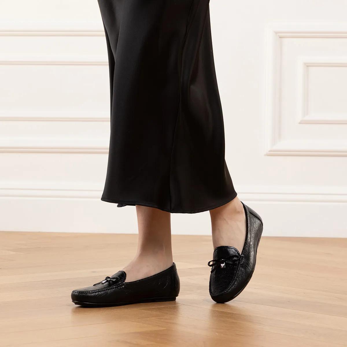Michael Kors Juliette Moc Black Loafer