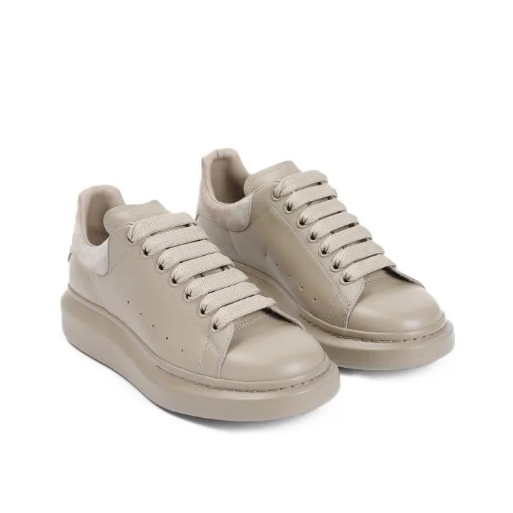 Alexander mcqueen grey trainers on sale