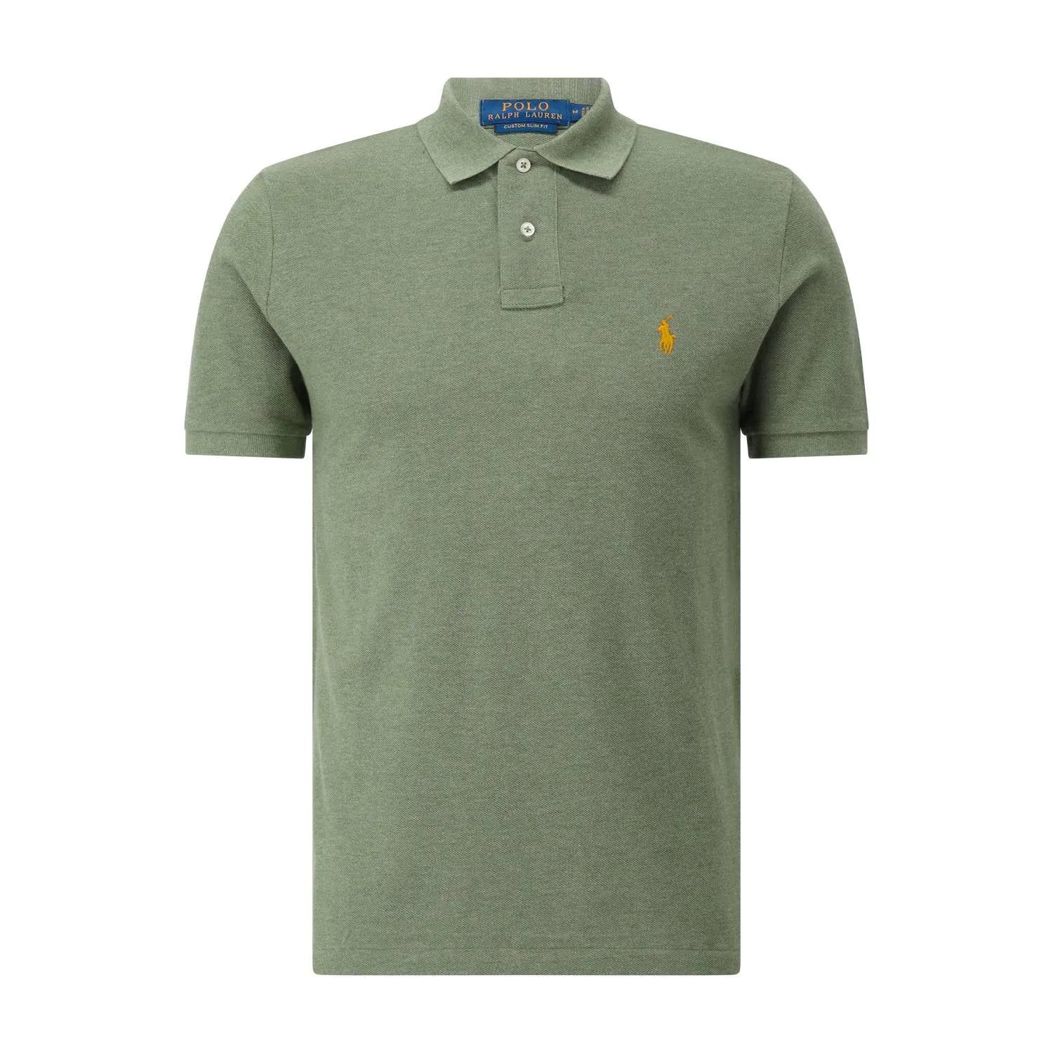 Thumbnail - Polo Ralph Lauren - Custom Slim-Fit Poloshirt - Größe M - grün