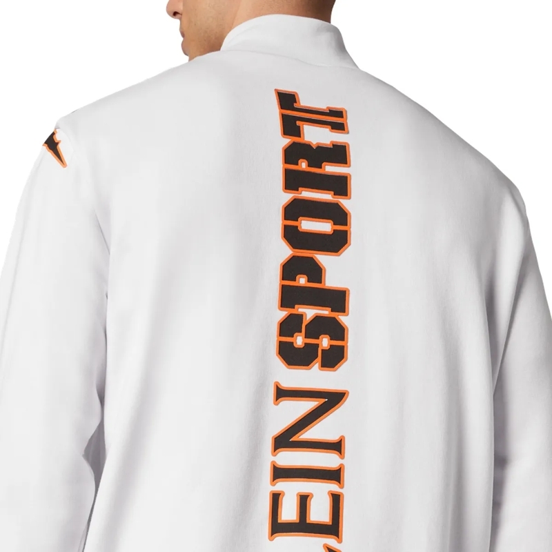 Plein Sport Daunenjacke Sweatjacke Scratch weiss(Image 5)