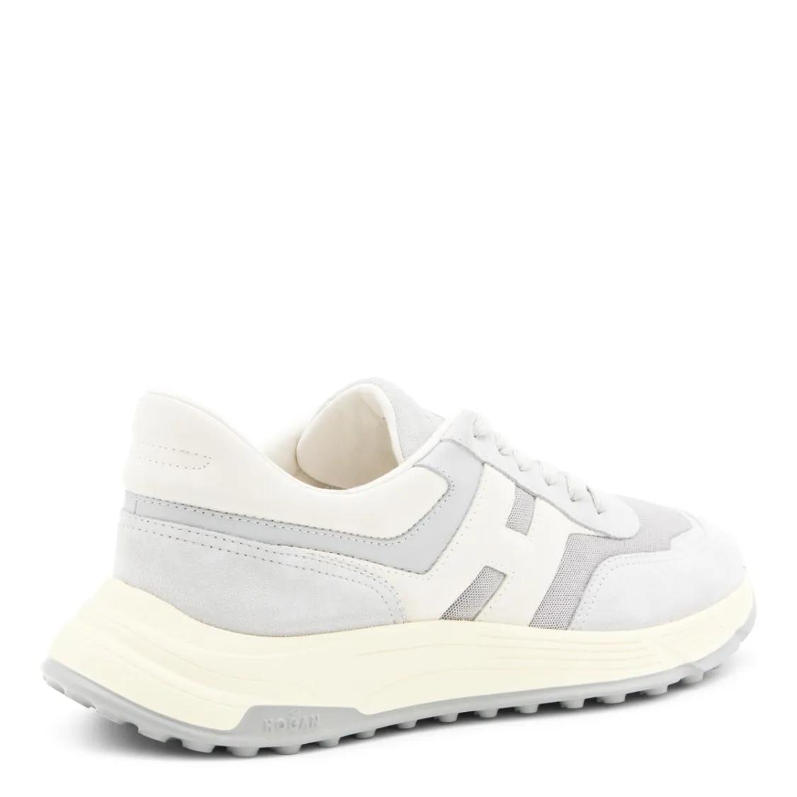 Thumbnail - Hogan Low-Top Sneaker - Grey Leather Sneakers - Gr. 7_5 - in Weiß - für Damen