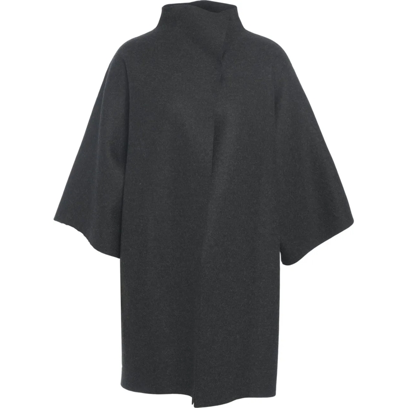 Harris Wharf Übergangsjacke Virgin wool coat grau