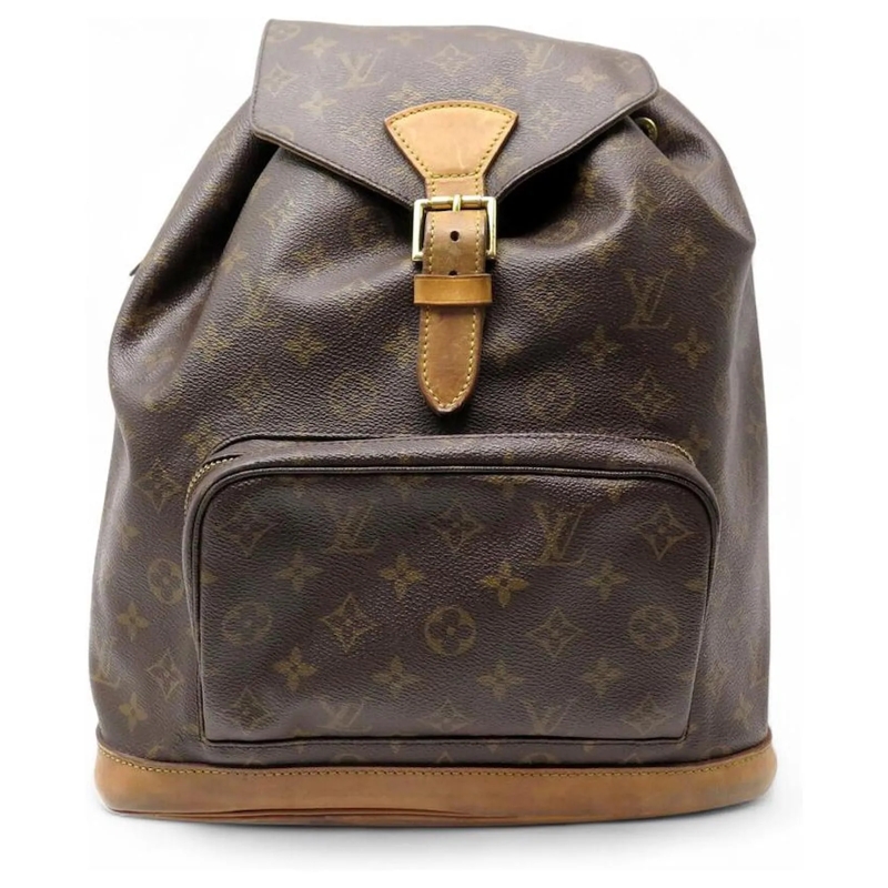 Louis Vuitton Rucksack LOUIS VUITTON MONTSOURIS MM M11197 MONOGRAM CANVAS braun