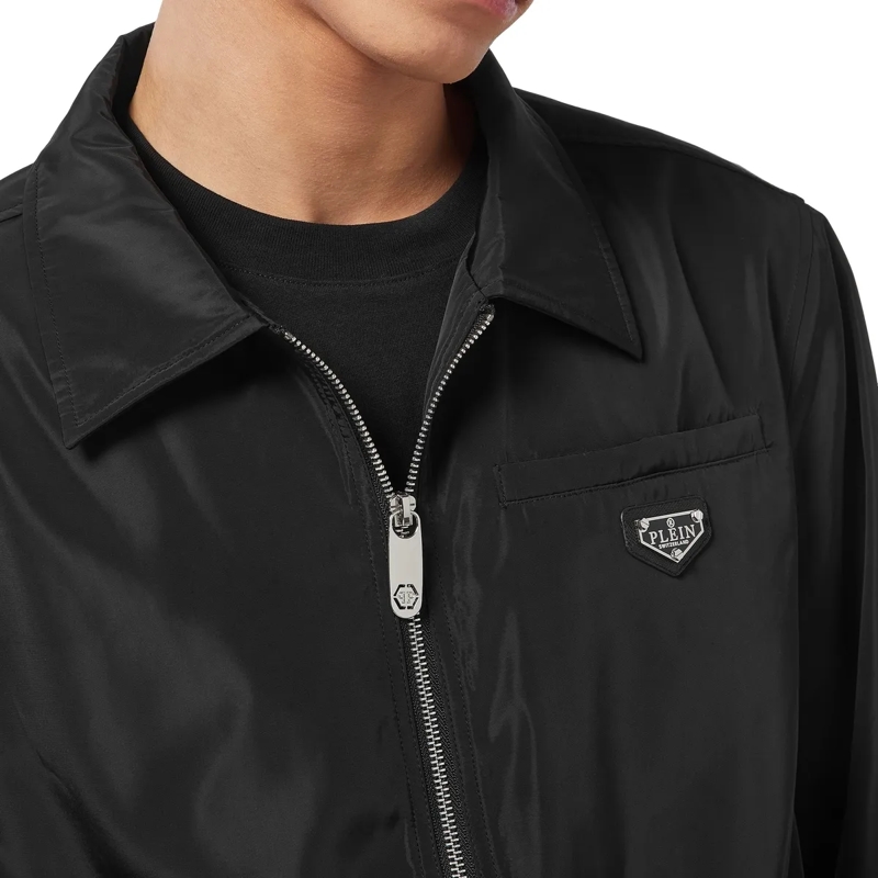 Philipp Plein Lederjacke Jacke schwarz(Image 5)