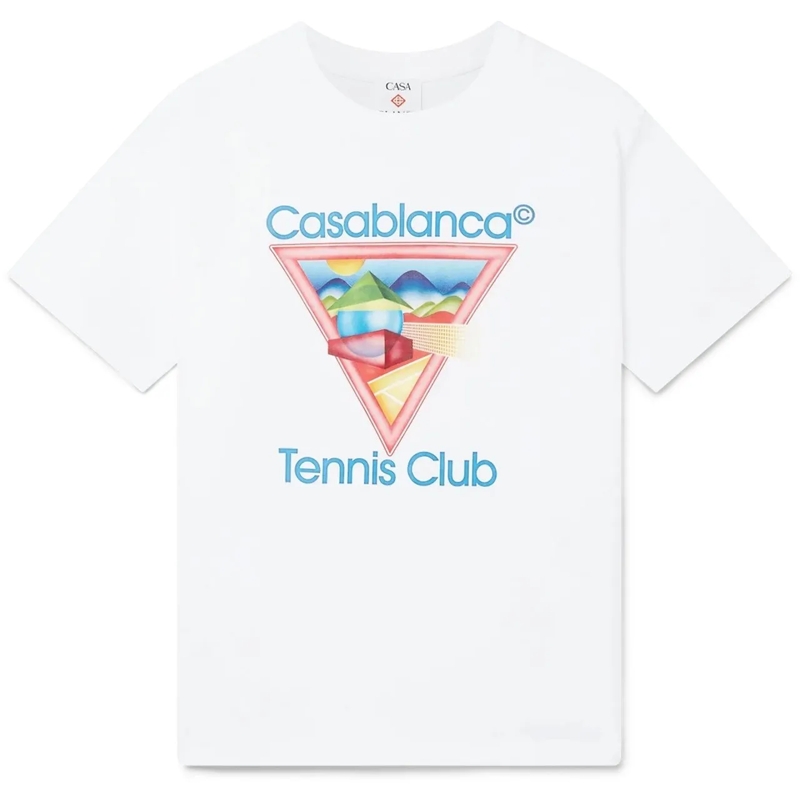Casablanca T-Shirt t-shirt print weiß