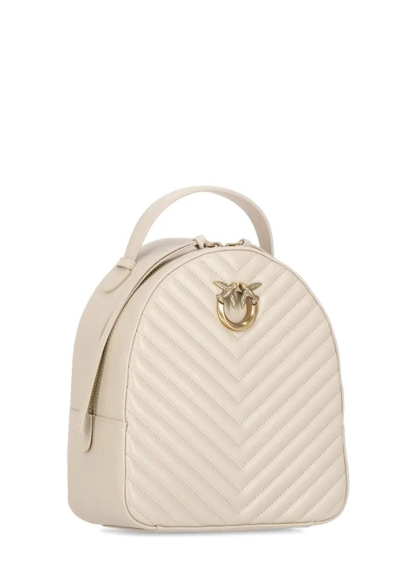 Pinko Rugzakken Beige Love Backpack in beige