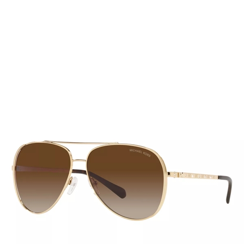 Michael Kors Woman Sunglasses 0MK1101B Light Gold Solglasögon