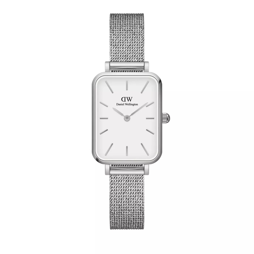 Daniel Wellington Watch Quadro 20X26 Pressed Sterling Silver White Quartz Watch