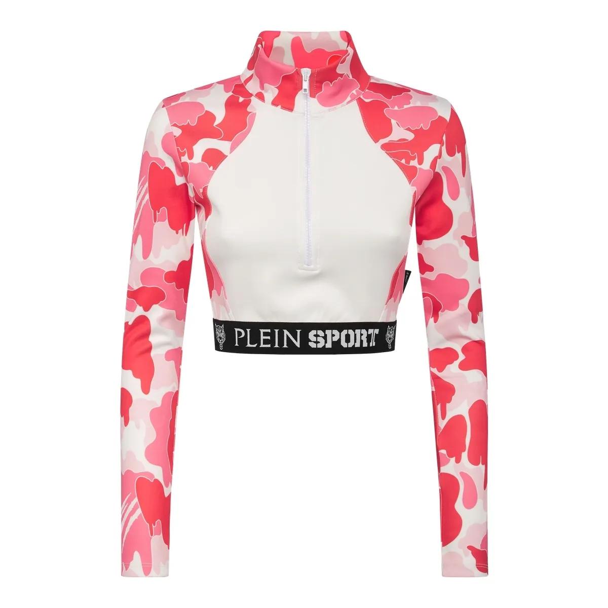 Thumbnail - Plein Sport - Sport Top Camouflage - Größe S - weiß