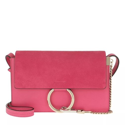 Chloé Faye Crossbody Bag Small Fuchsia Pink Crossbody Bag