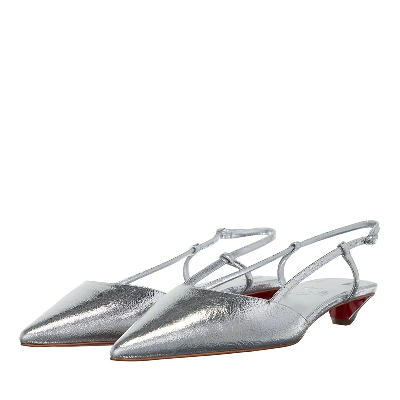 Christian Louboutin Pumps Miss Z Slingina Silver(Image 3)
