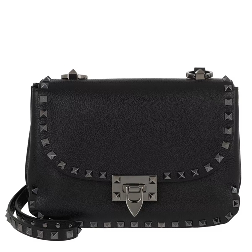 Valentino Garavani Rockstud Crossbody Bag Leather Black Sac à bandoulière