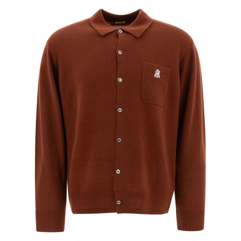 Undercover Cardigan Brown Wool-Cashmere Blend Cardigan Brown