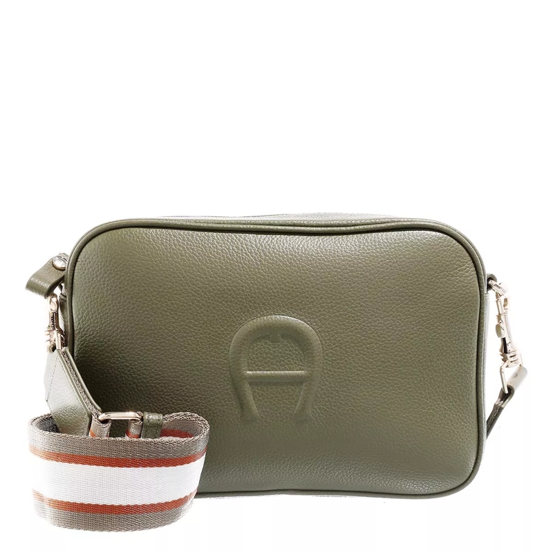 AIGNER Camera Bag Commercial Collection Small Moss Green