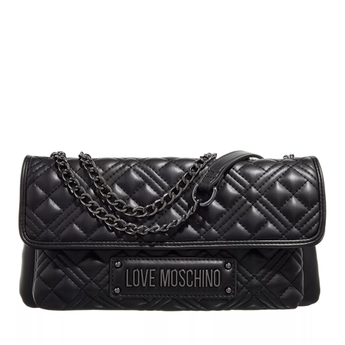 Love Moschino Quilted Bag Black Crossbodytas