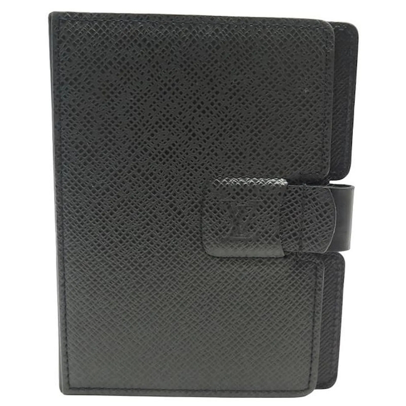 Louis Vuitton Geldbörse LOUIS VUITTON PALM-HÃœLLENABDECKUNG AUS TAIGA-LEDE schwarz