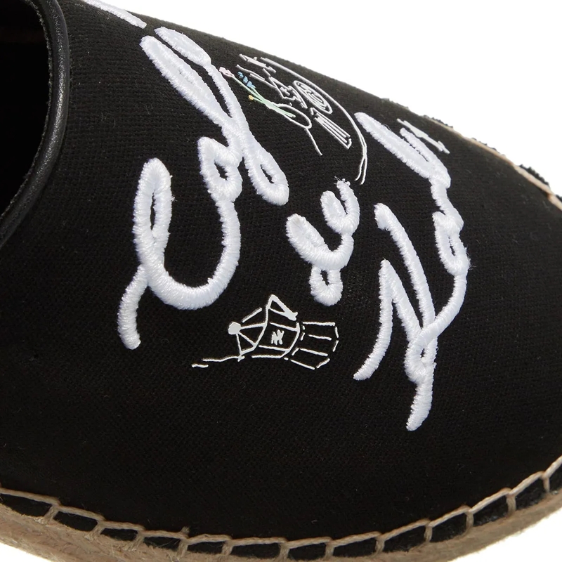 Karl Lagerfeld Espadrilles Kamini Duo Café De Karl Slip On Black Canvas(Image 5)