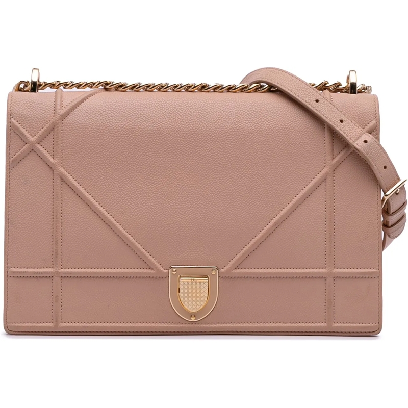 Christian Dior Schultertasche Medium Grained Calfskin Diorama Flap rose