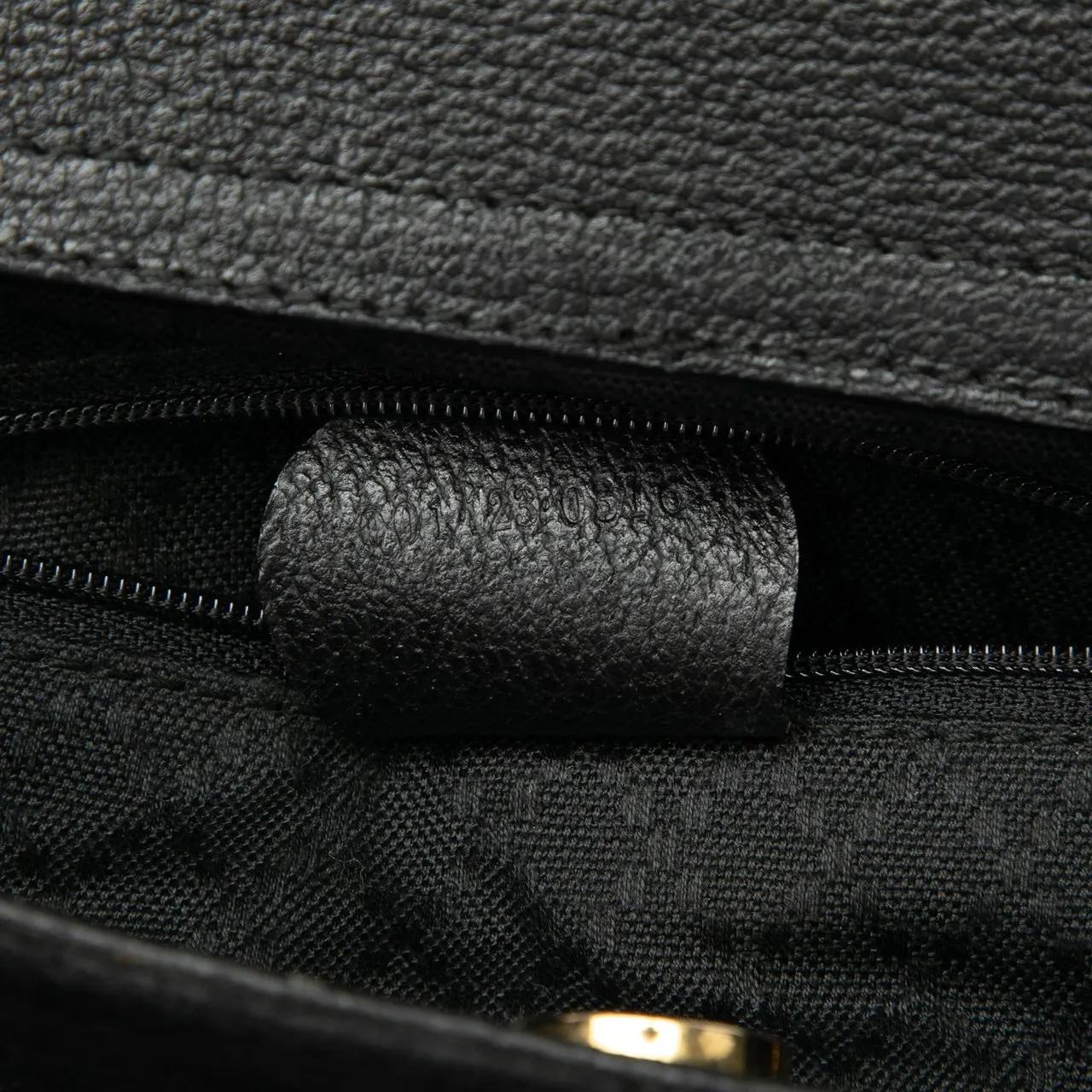 Thumbnail - Gucci Hobo Bags - Suede Bamboo Satchel - Gr. unisize - in Schwarz - für Damen