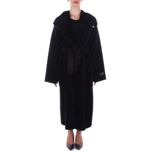 Elisabetta Franchi Sommerjacken Coats Black schwarz