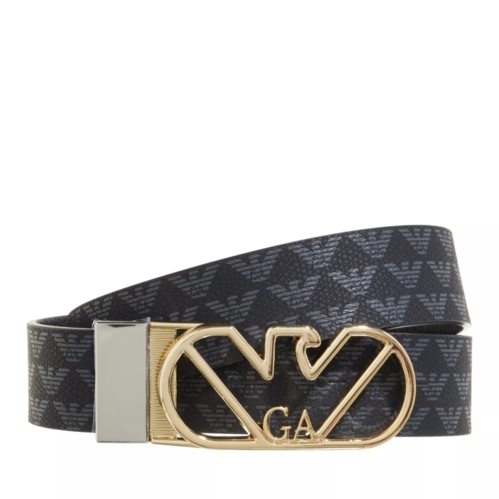 Emporio Armani Belt Black Leather Belt