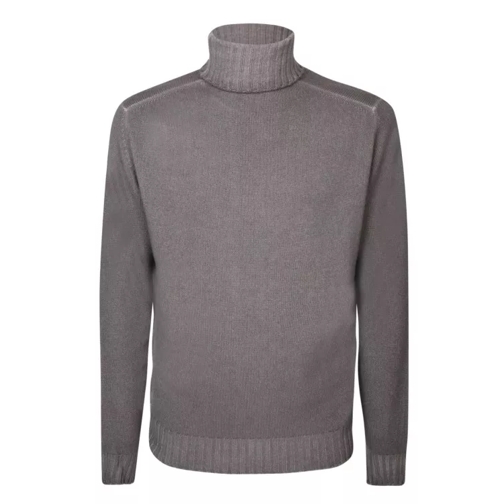 Dell'oglio Wool And Cashmere Pullover Grey 