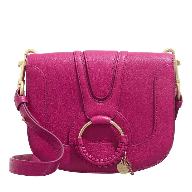 See By Chloe Hana Medium Shoulder Bag Magnetic Pink Crossbody Bag