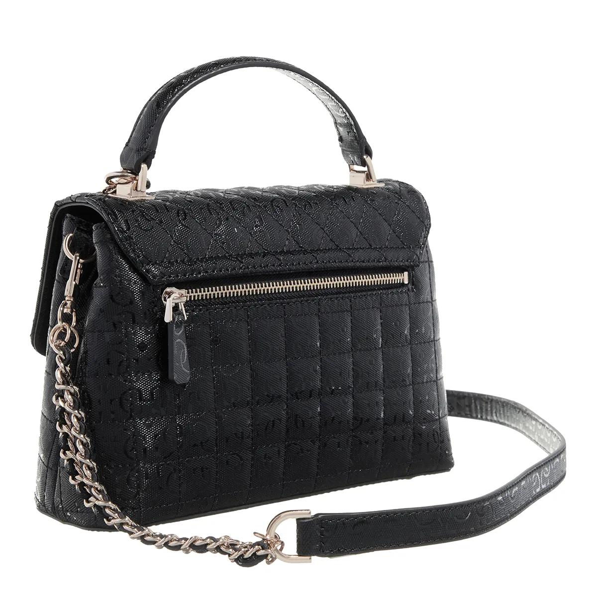 Guess Satchels Yarmilla Top Handle Flap in zwart